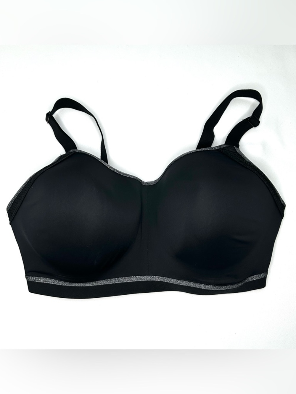 Wacoal Sport Contour Underwire Bra 853318 Black High Impact Size 38G